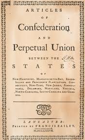 Articles of confederation clipart