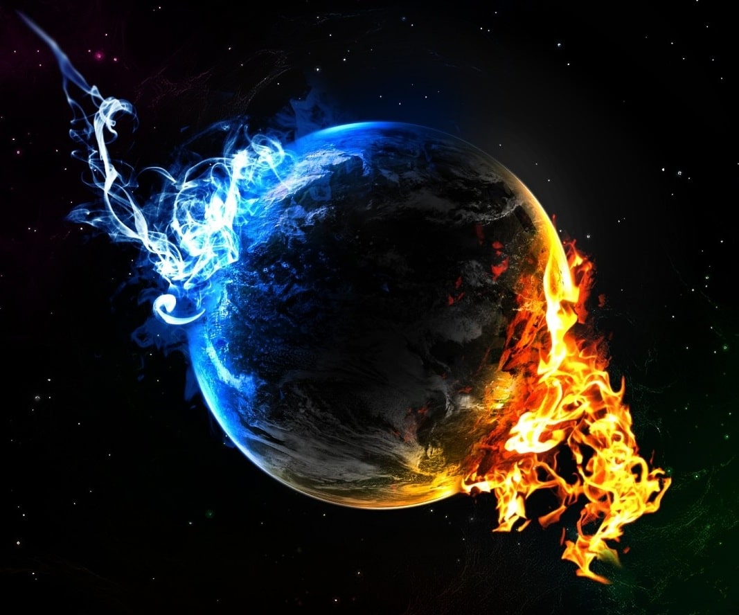 Earth On Fire Hd Wallpaper The Mike Church Show